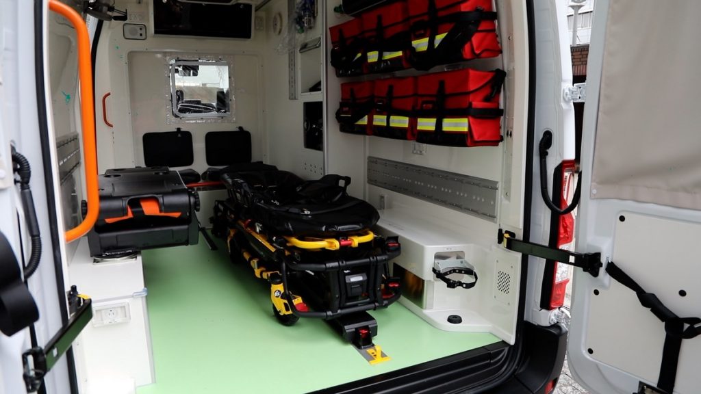Nissan EV Ambulance Interior