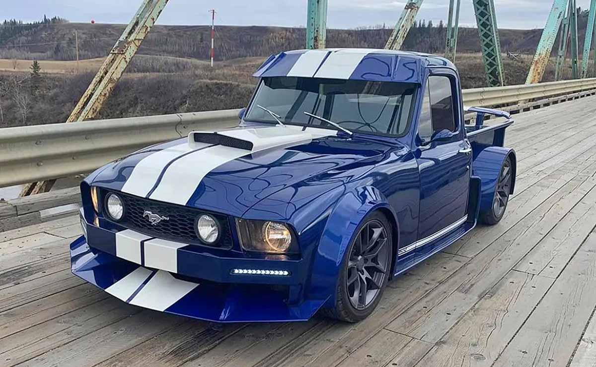 Pickup-converted-Ford-F-100-Mustang