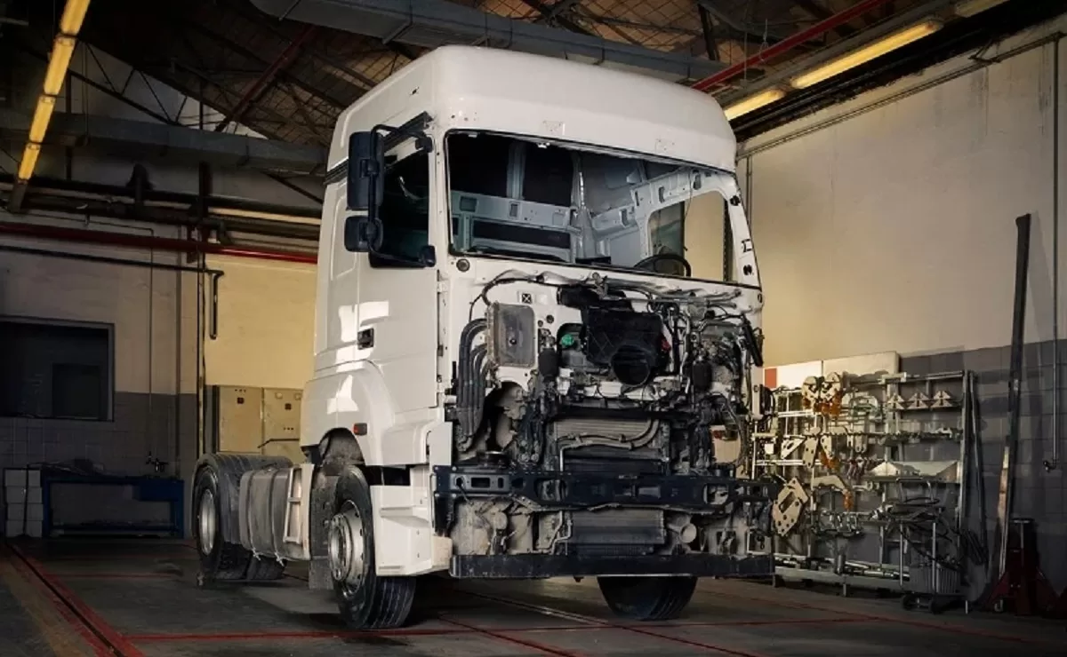 Motor diesel en camiones jpg