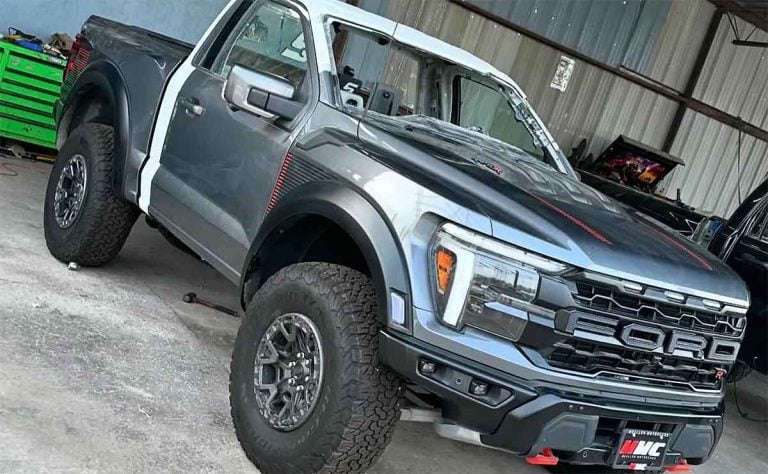Minia Rapton Ford F-150 mini-raptor, una extraña pick up cabina simple con las ...