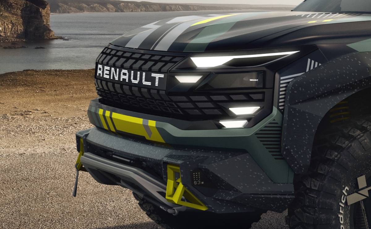 Renault y su futura pick up con dos motores y muy futurista