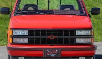 Se halló una Chevrolet Silverado de los 90