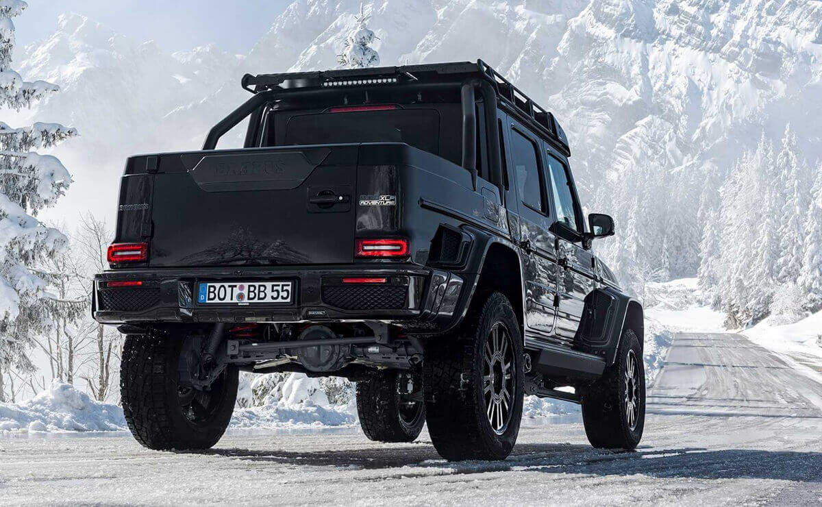 La pick up más particular: formato distintivo y cualidades muy especiales 2 BRABUS XLP 800 Adventure pick up todoterreno