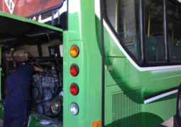 autobuses motor trasero