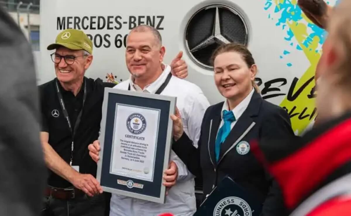 record Guinness del Mercedes Benz eActros 600