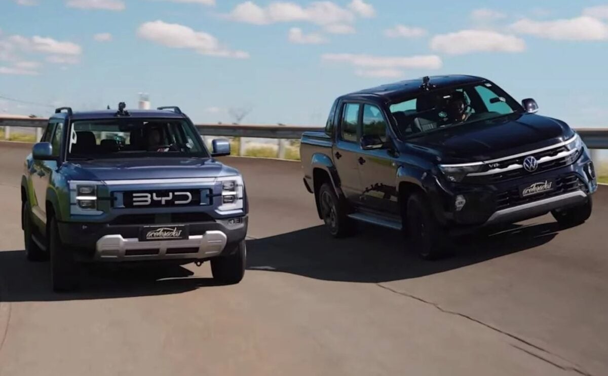 Volkswagen Amarok vs BYD Shark frente e1755266680508