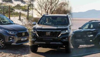 Las tres pick ups que Fiat ofrece en la actualidad