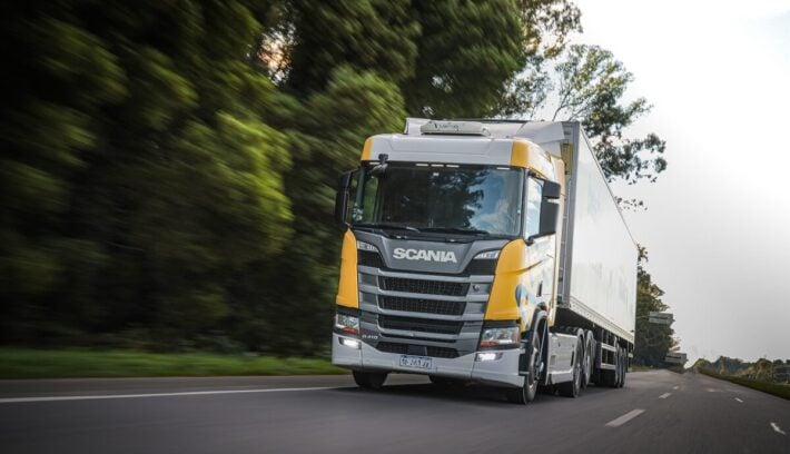 Camiones a GNC de Scania