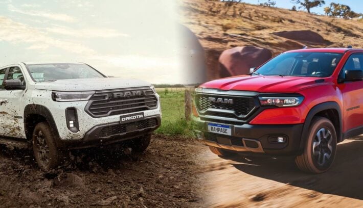 Rampage y Dakota, las pick ups de RAM