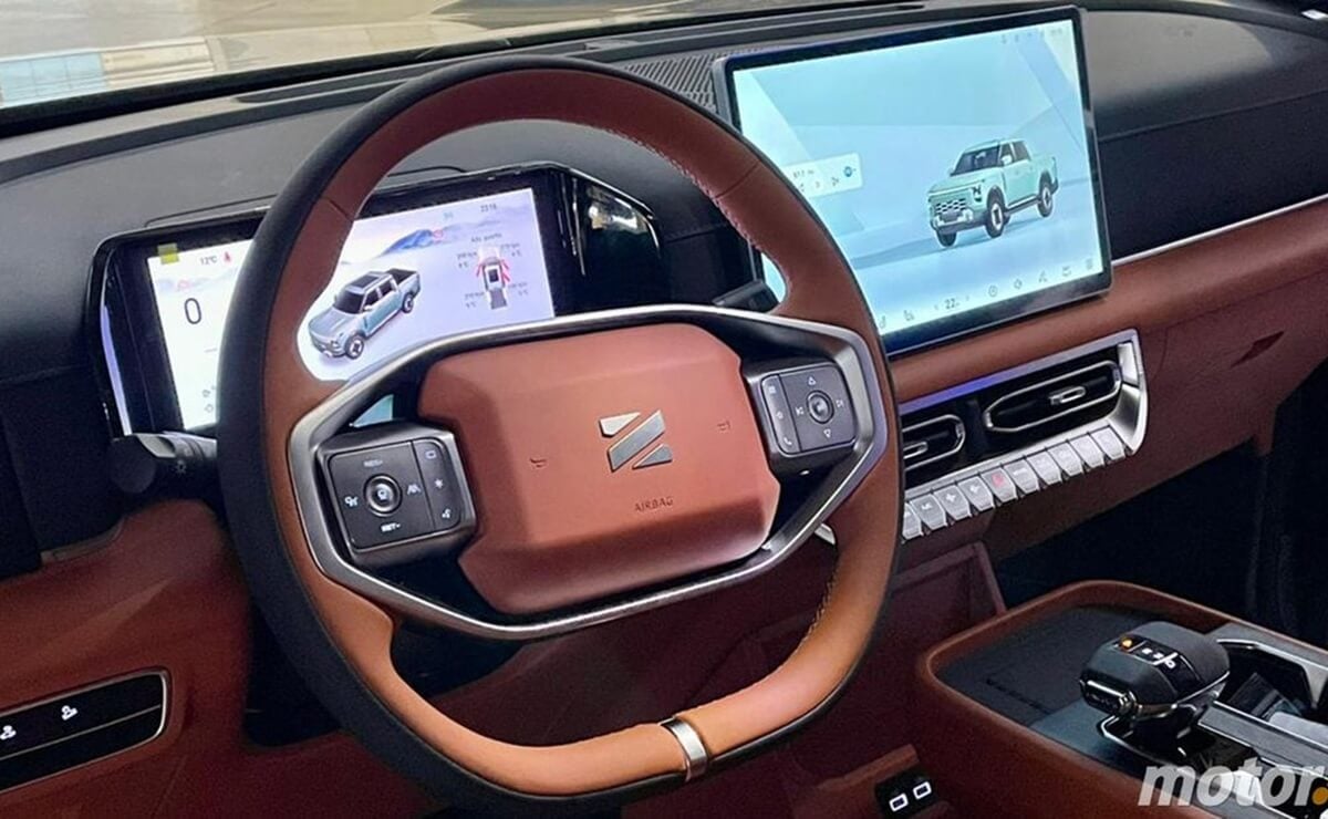 Santana 400, la nueva pick up mediana que llega para superar a Toyota Hilux 4 Santana 400 interior