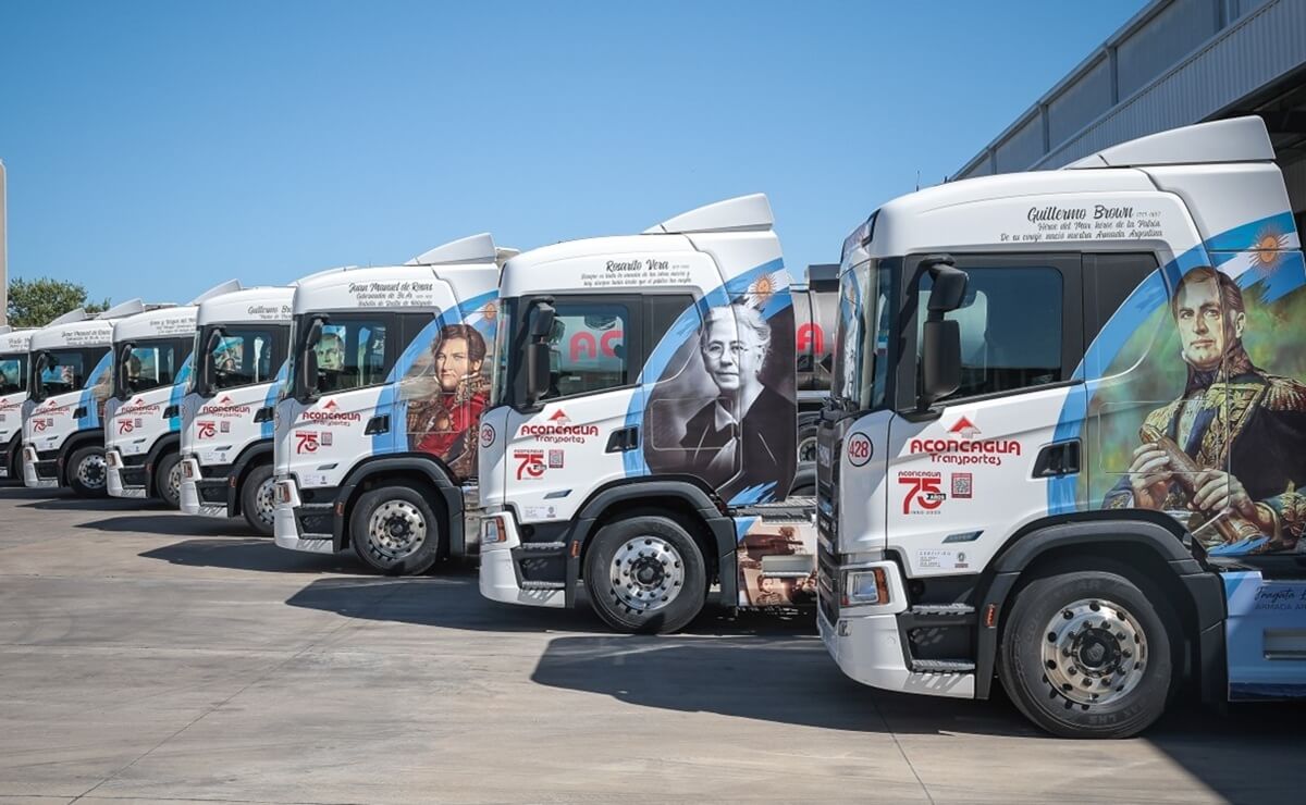 Aconcagua Transportes consolida su crecimiento y renueva su flota con 45 unidades Scania Super 1 Aconcagua transportes y la renovación de Flota con Scania