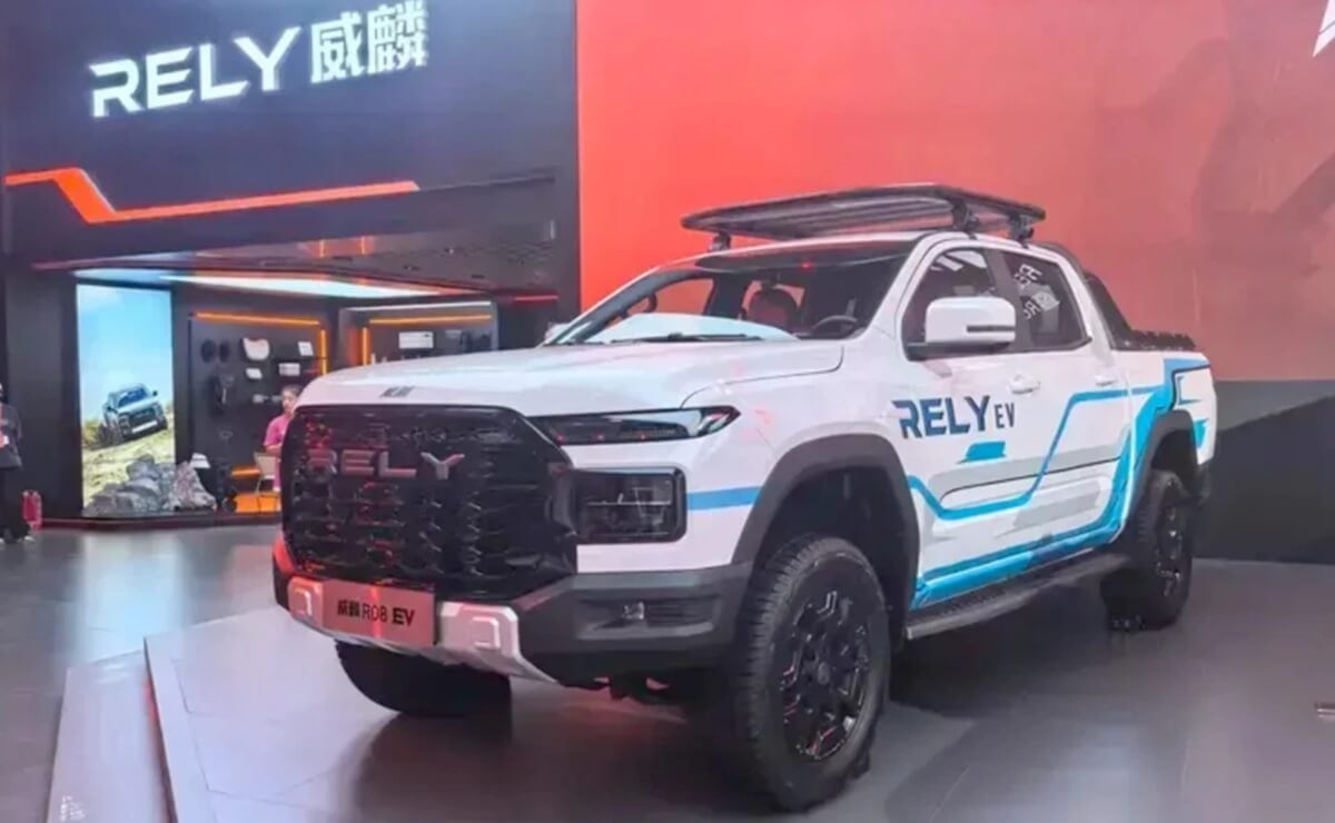 Chery Himla EV, la pick up de menos de 19000 dólares y 400 CV que va por Toyota Hilux 3 Chery Himla EV perfil