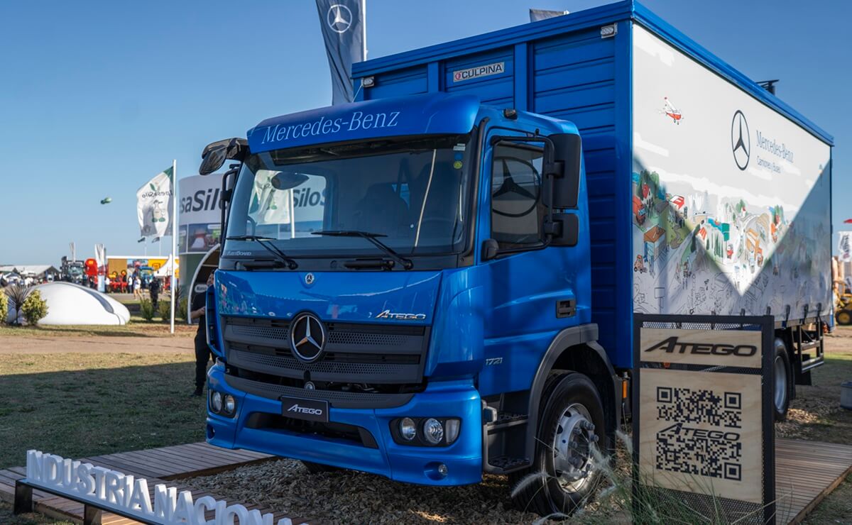 Mercedes-Benz Atego 1721 en Expoagro 2026
