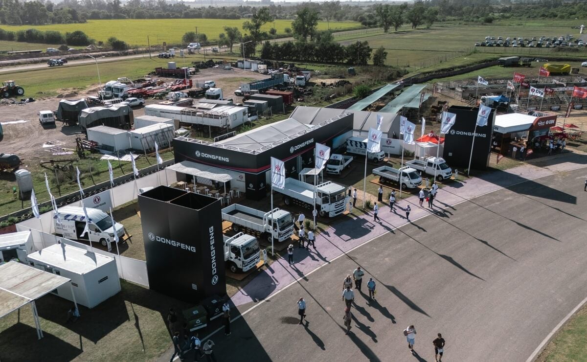 Dongfeng presentó su gama en Expoagro 2026