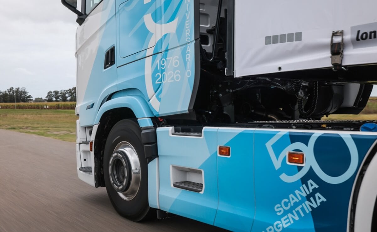 Camión especial de Scania por los 50 años