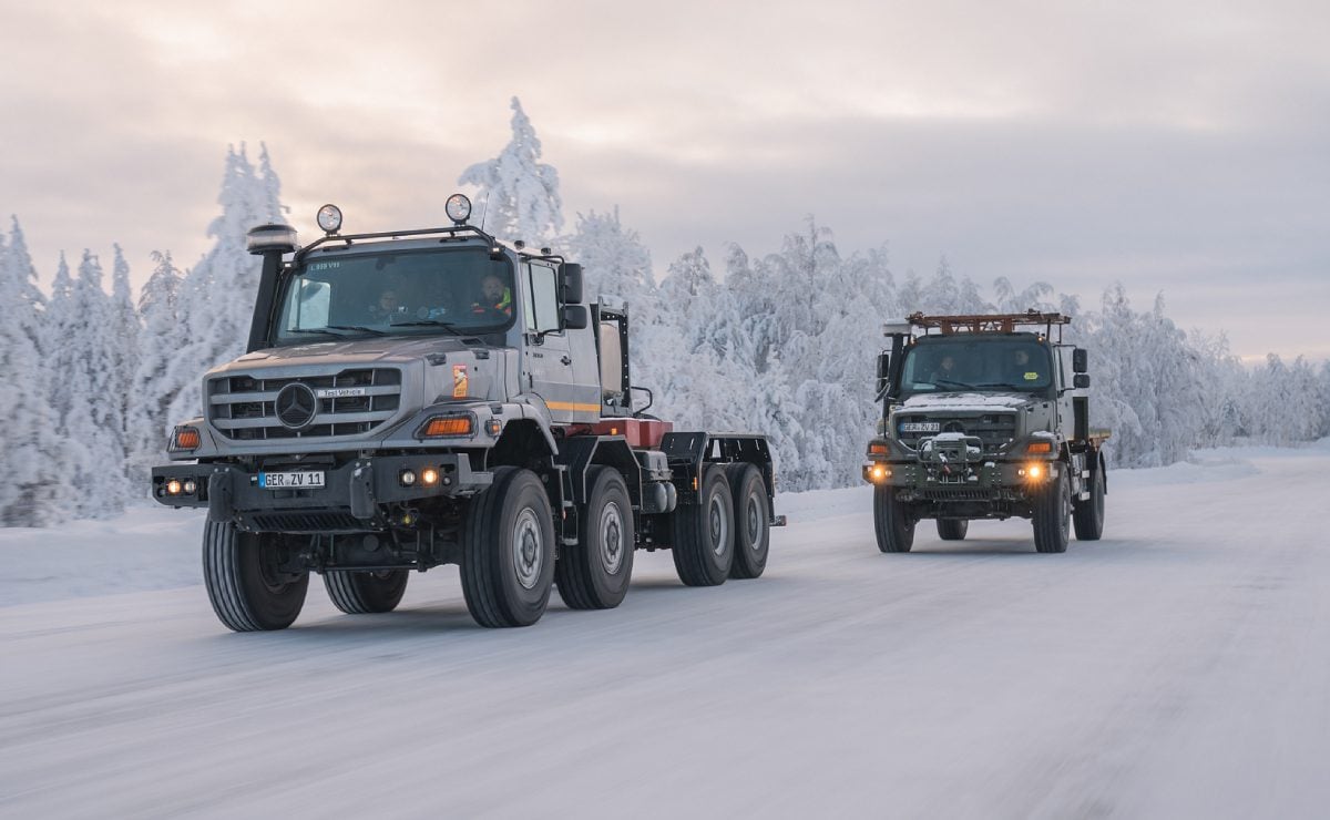 ¿Los camiones más fiables? Daimler Truck somete a sus Mercedes-Benz de defensa a pruebas extremas 5 Mercedes-Benz camiones