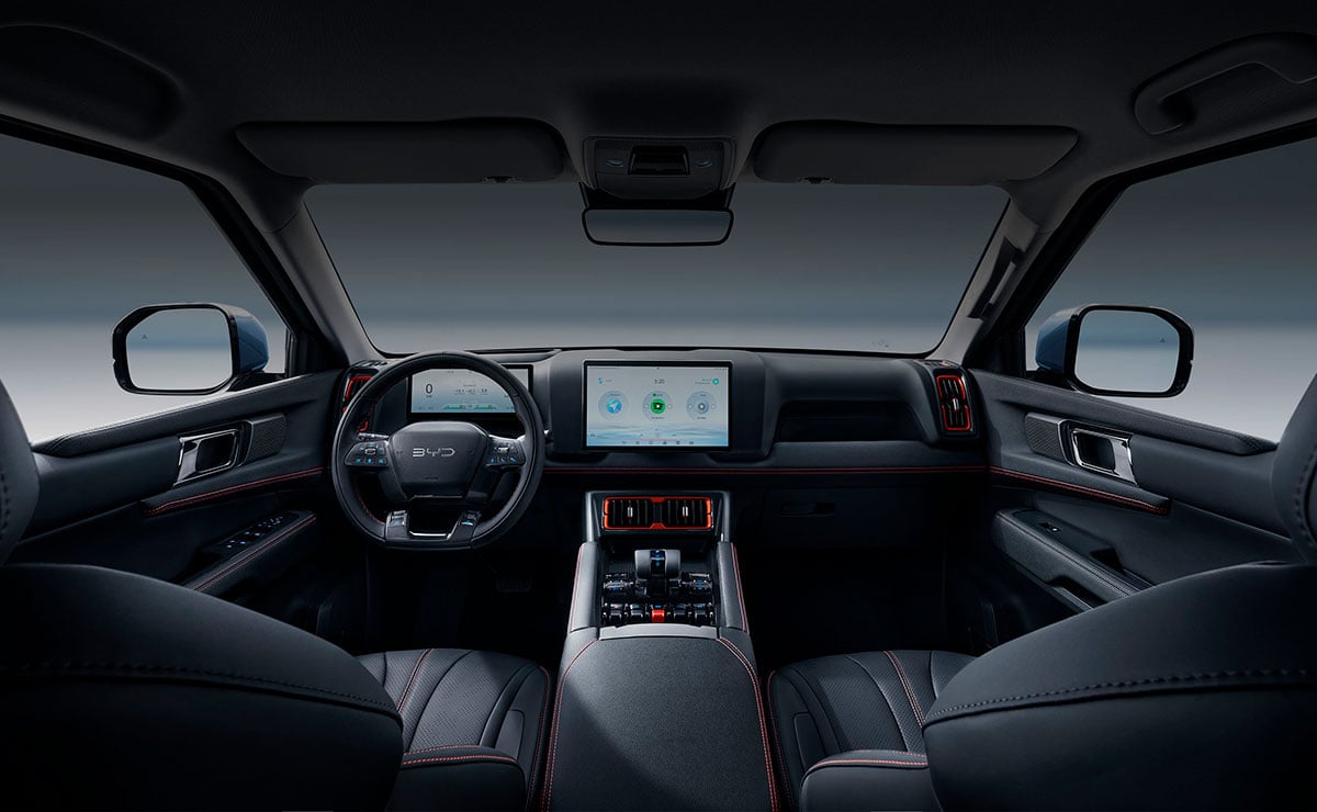BYD Shark por dentro 1