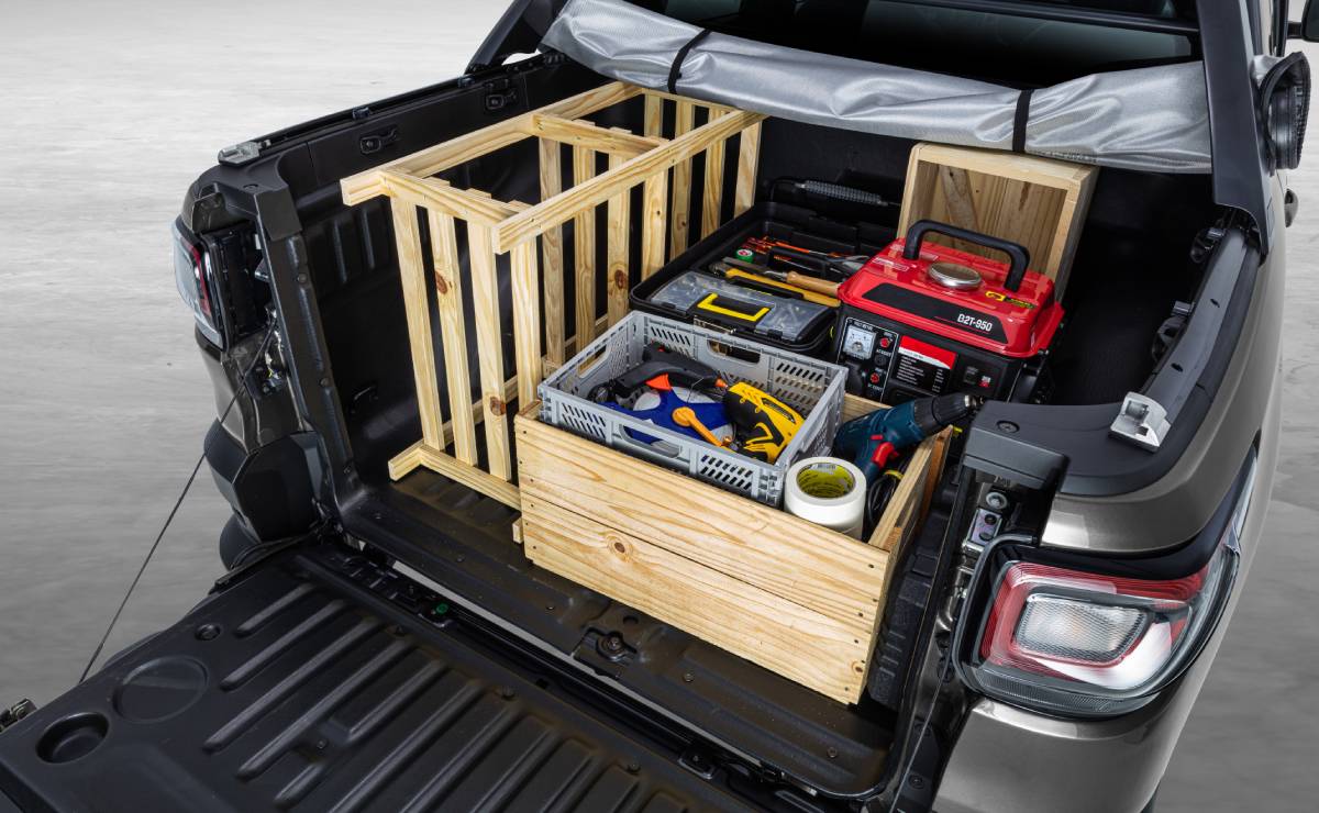 Fiat Strada zona de carga