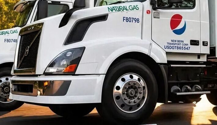 Electrificación de parte de la flota de camiones de PepsiCo