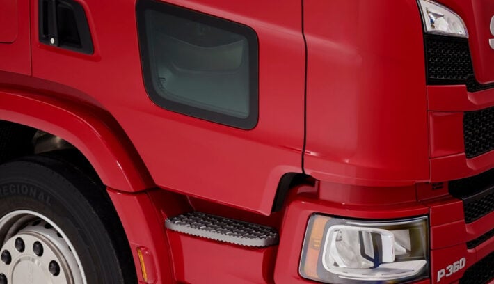 Scania P 360 4x2 obtuvo las 5 estrellas en Euro NCAP