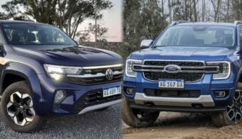 volvkswagen amarok.black style v6 vsford ranger limited