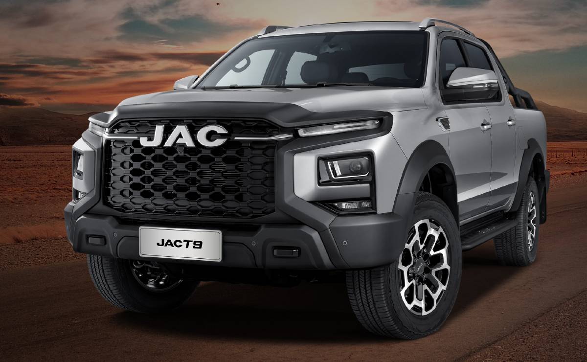 La pick up que compite contra Toyota Hilux y fue elegida como la más segura: ¿cuánto cuesta la JAC T9? 4 JAC T9 frontal