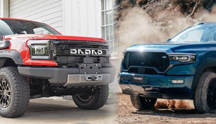 Las dos pick ups chinas que van por Toyota Hilux
