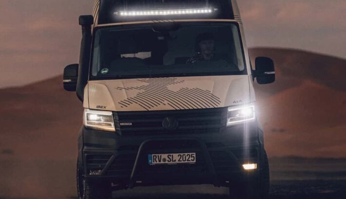 Sunlight Ibex 4x4, la nueva versión de la furgoneta que se basa en la Volkswagen Crafter
