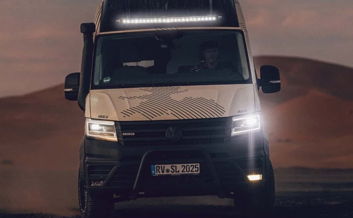 Sunlight Ibex 4x4, la nueva versión de la furgoneta que se basa en la Volkswagen Crafter
