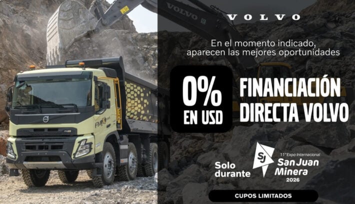 Volvo dirá presente en la Expo Minera San Juan