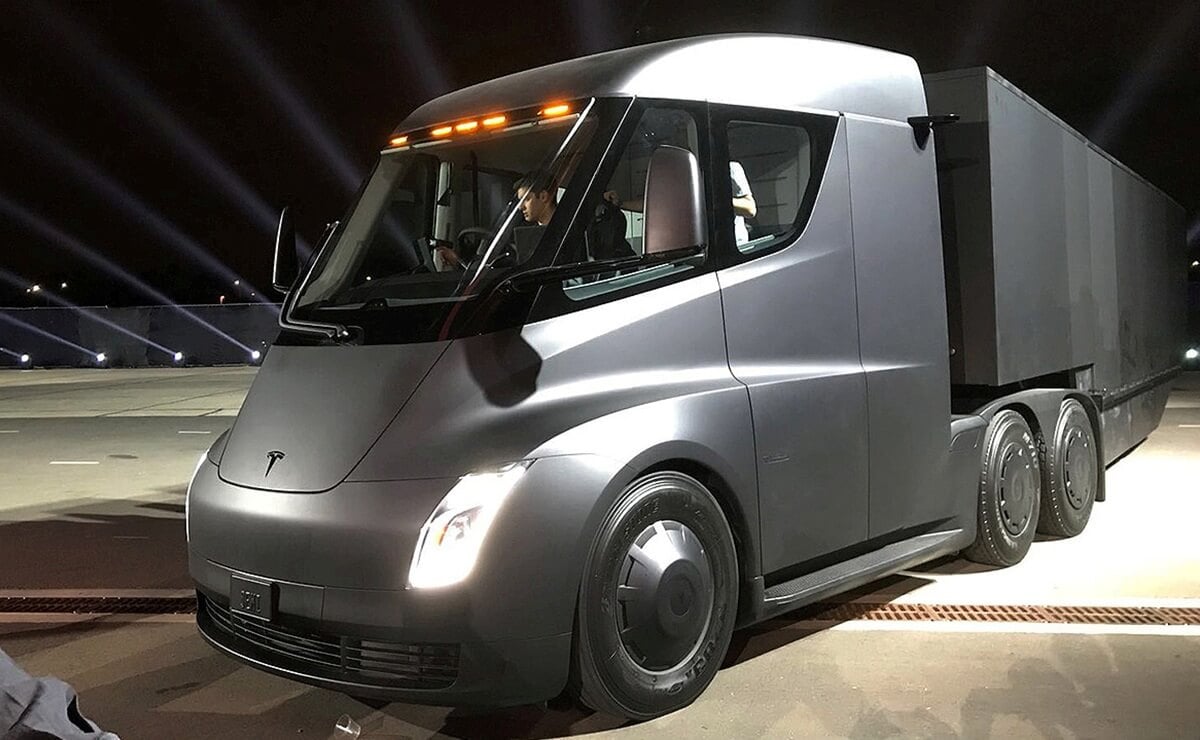 Una unidad del Tesla Semi