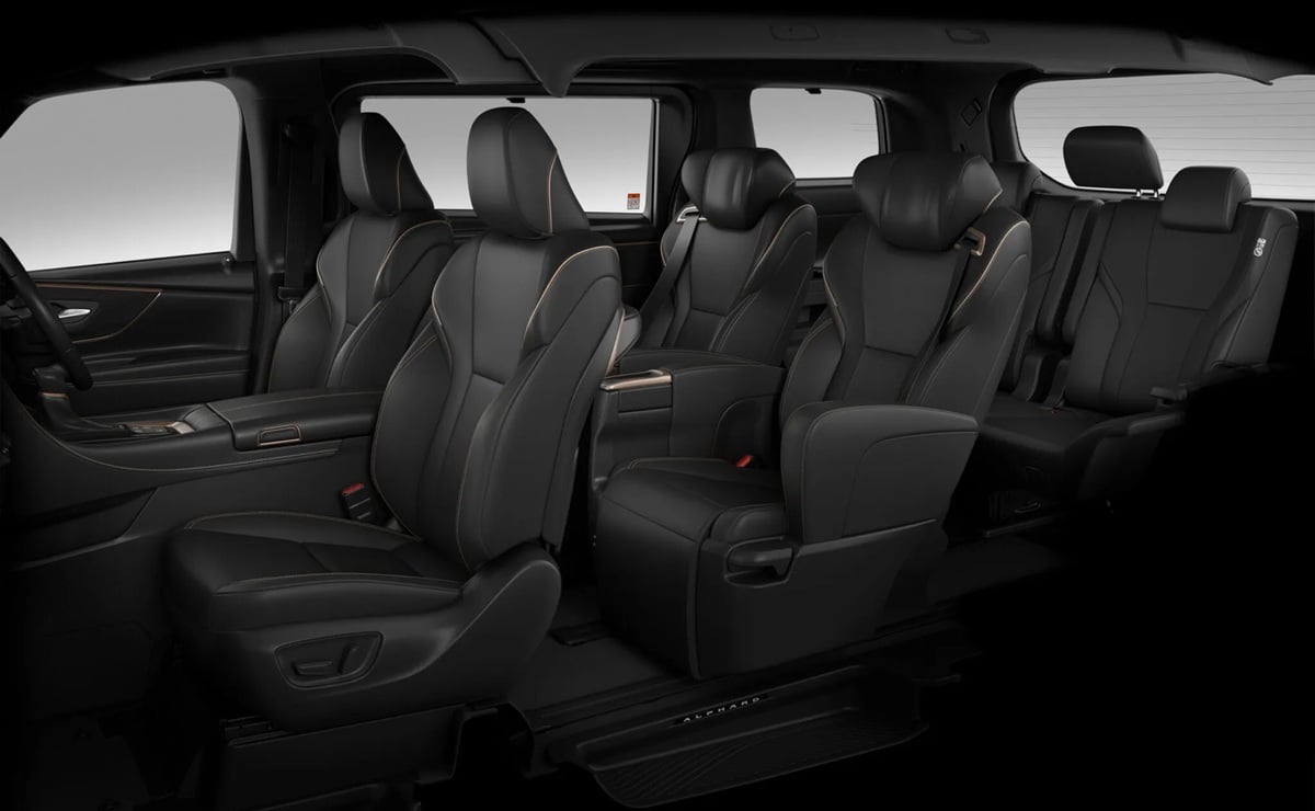 Desde 31000 dólares: Toyota renovó dos minivans 4 Alphard 2026 interior