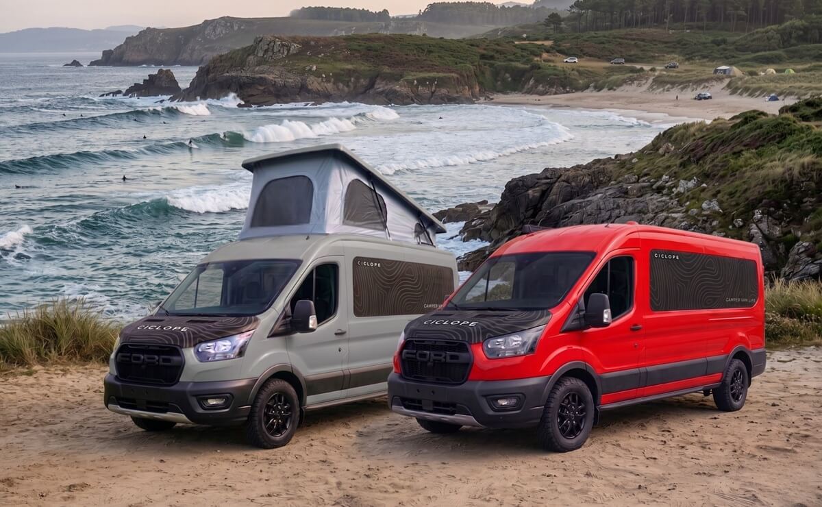 Una camper 100% eléctrica y más: Cíclope lanza una nueva gama basada en Ford Transit 1 La nueva gama de Cíclope basada en Ford Transit