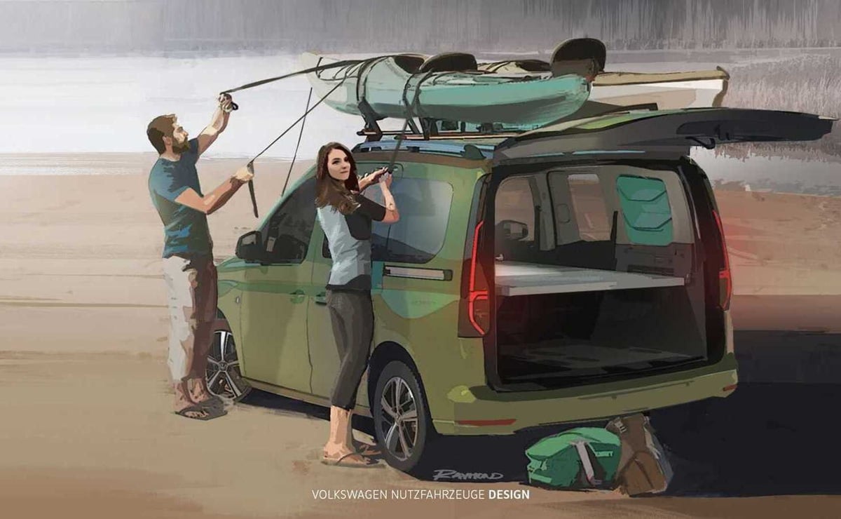 Volkswagen lanza la Caddy Mini Camper en Europa: ¿en qué se destaca? 1 Volkswagen Caddy Mini, la camper compacta