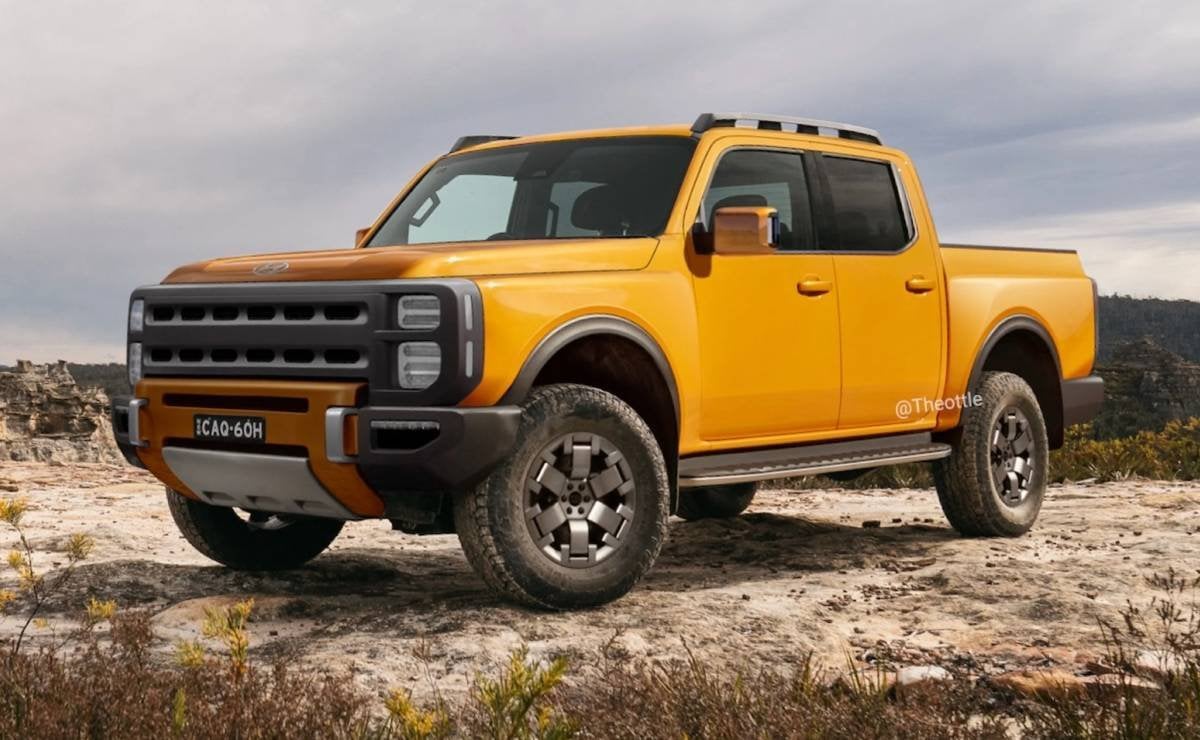 Hyundai y su nueva pick up mediana para competir contra Toyota Hilux: ¿cuándo llega? 2 pick up hyundai2