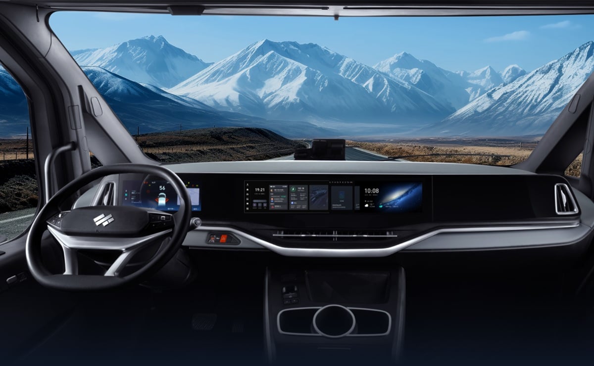 Así es el nuevo camión chino con diseño de Tesla que promete un antes y después 3 DeepWay Star interior