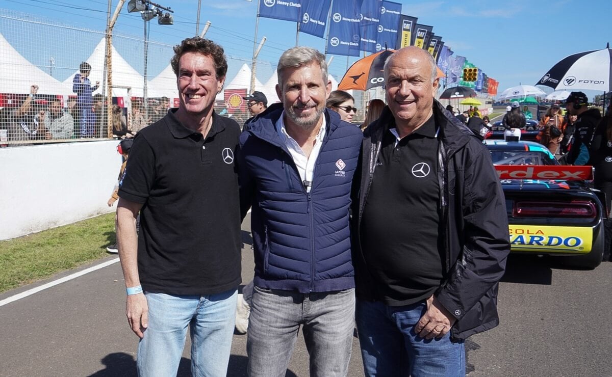 Gran Premio Mercedes-Benz Camiones y Buses del Turismo Carretera en Paraná 2 Roberto Faist Rogelio Frigerio y Hector Frattoni