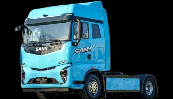 Sany SE636, el camión eléctrico que bate récords