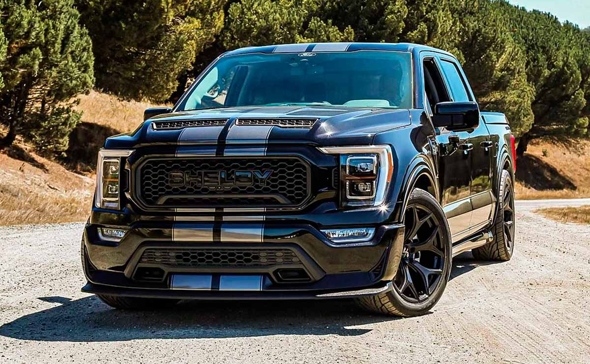 Así se transformó una pick up de Ford: 810 CV, motor V8 y este antes y después 3 Shelby Super Snake Sport F 150 pick up