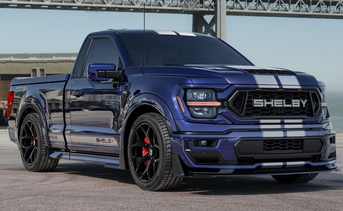 Así se transformó una pick up de Ford: 810 CV, motor V8 y este antes y después 4 Shelby Super Snake Sport F 150