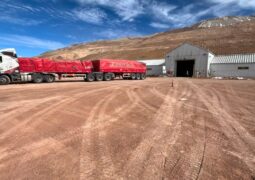Volvo FH 540 6x4 en una prueba