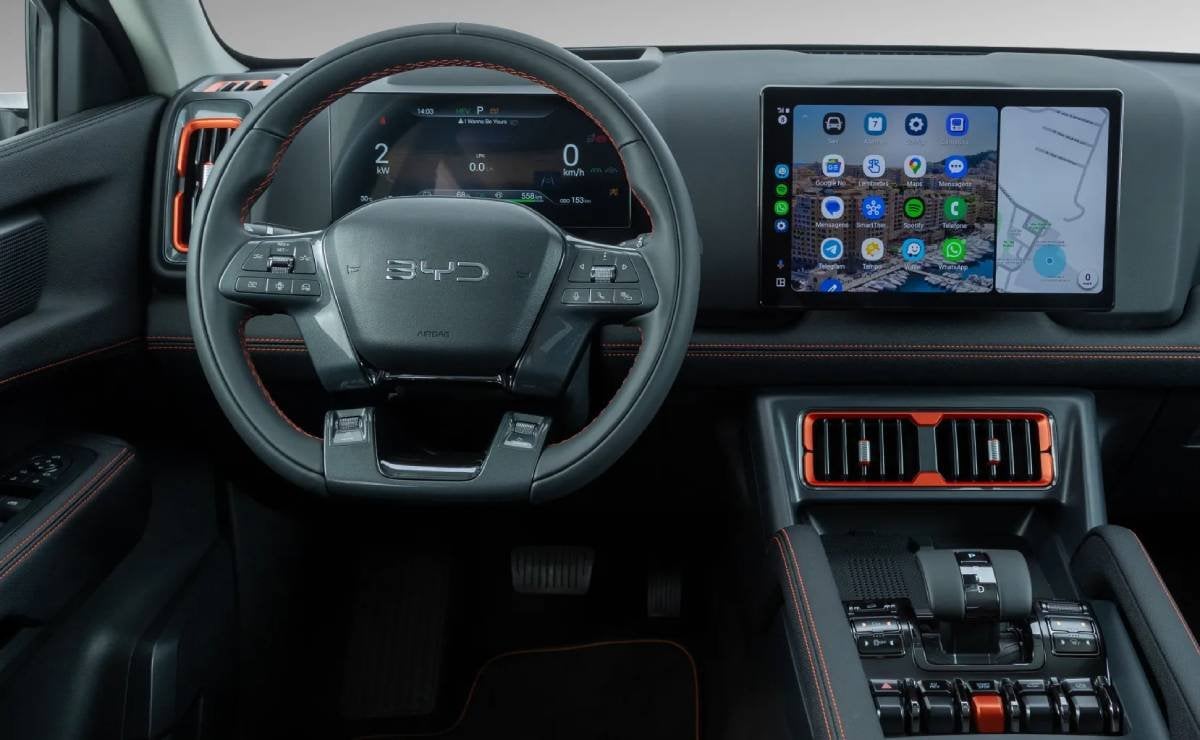 BYD ya lanzó la nueva Shark con 437 CV, tracción 4x4 y más para superar a Toyota Hilux 4 byd shark4