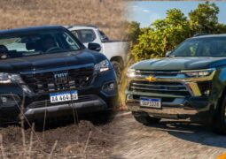 Una versión de la Chevrolet S10 y una de Fiat Titano