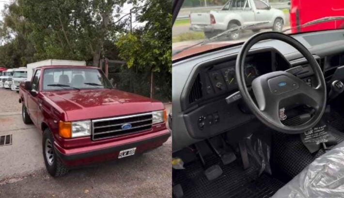 Ford y esta F-100 de hace más de 30 años