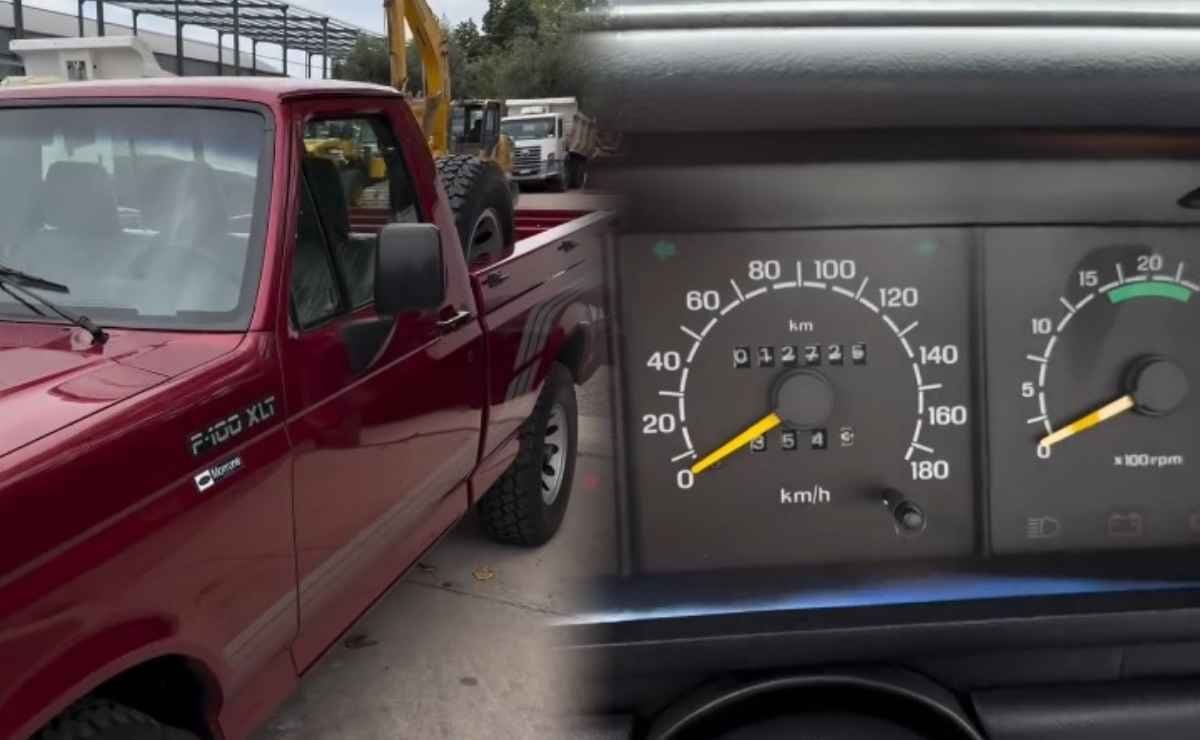 Apareció una Ford F-100 de 1994: tiene solo 12000 km y sorprende por su estado 2 ford f 100 19942