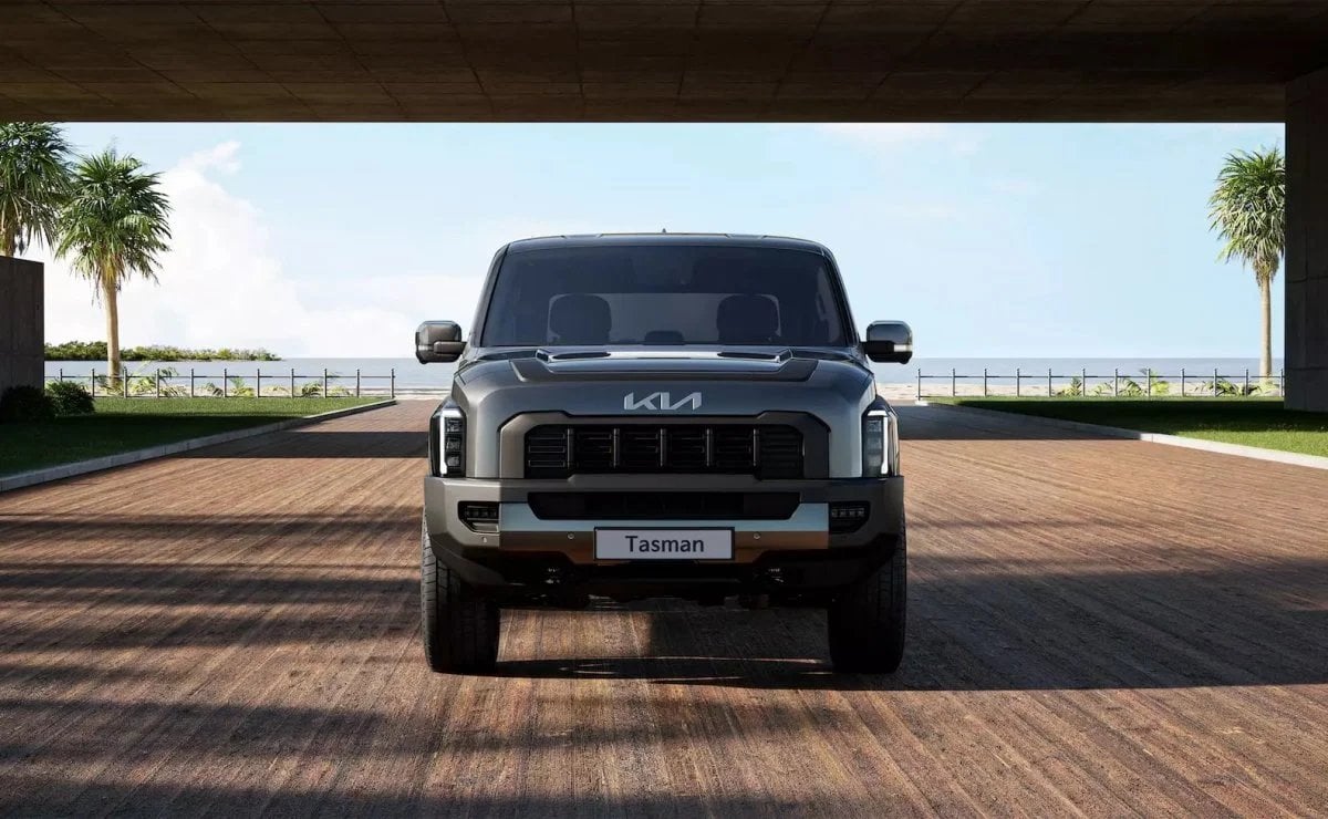 Kia ya lanzó la Tasman, la nueva pick up mediana: motor 2.2 diésel, 4x4 y una sola versión 3 kia tasman1