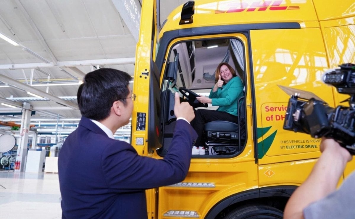 Empezó la producción de un camión eléctrico: es de origen chino y muy innovador 2 superpanther camion chino2