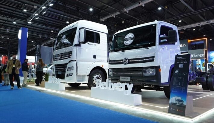 Exhibición de modelos de Volkswagen Camiones y Buses