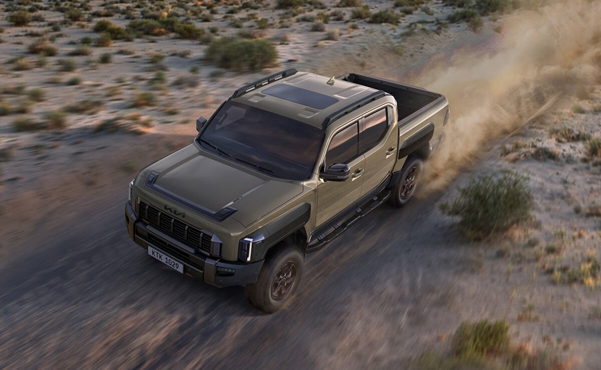 Kia Tasman: ¿cuánto consume la nueva pick up mediana y qué autonomía tiene? 1 Kia Tasman, la nueva pick up mediana