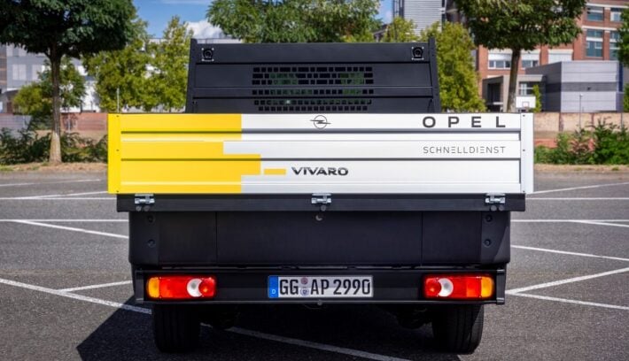 Vivaro Flatbed, el furgón de Opel y sus novedades